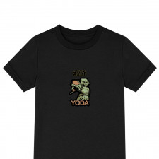 Star Wars Yoda Tee Shirt T-Shirt Short Sleeve - Yoda Poster Art