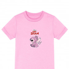 Lilo & Stitch Angel Tee Shirt T-Shirt Short Sleeve - Lovely Angel