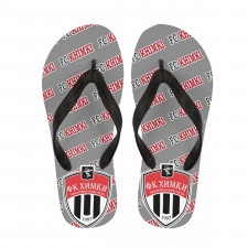 FC Khimki Flip Flops Thongs V-Strap Sandals - Khimki Football Club Medley Monogram Wordmark