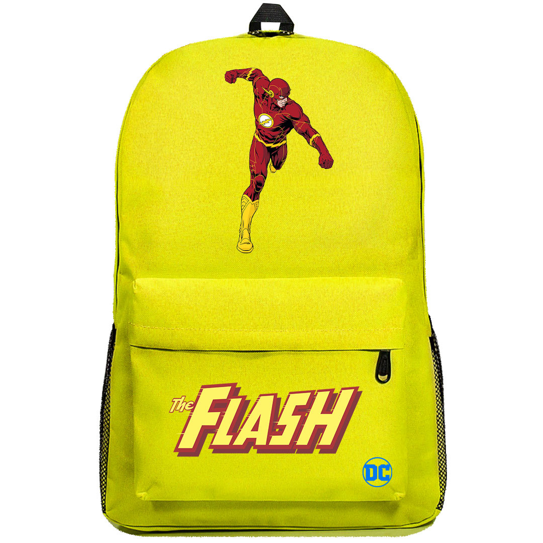 The Flash Backpack Superpack - Flash Justice League Comic Series Running