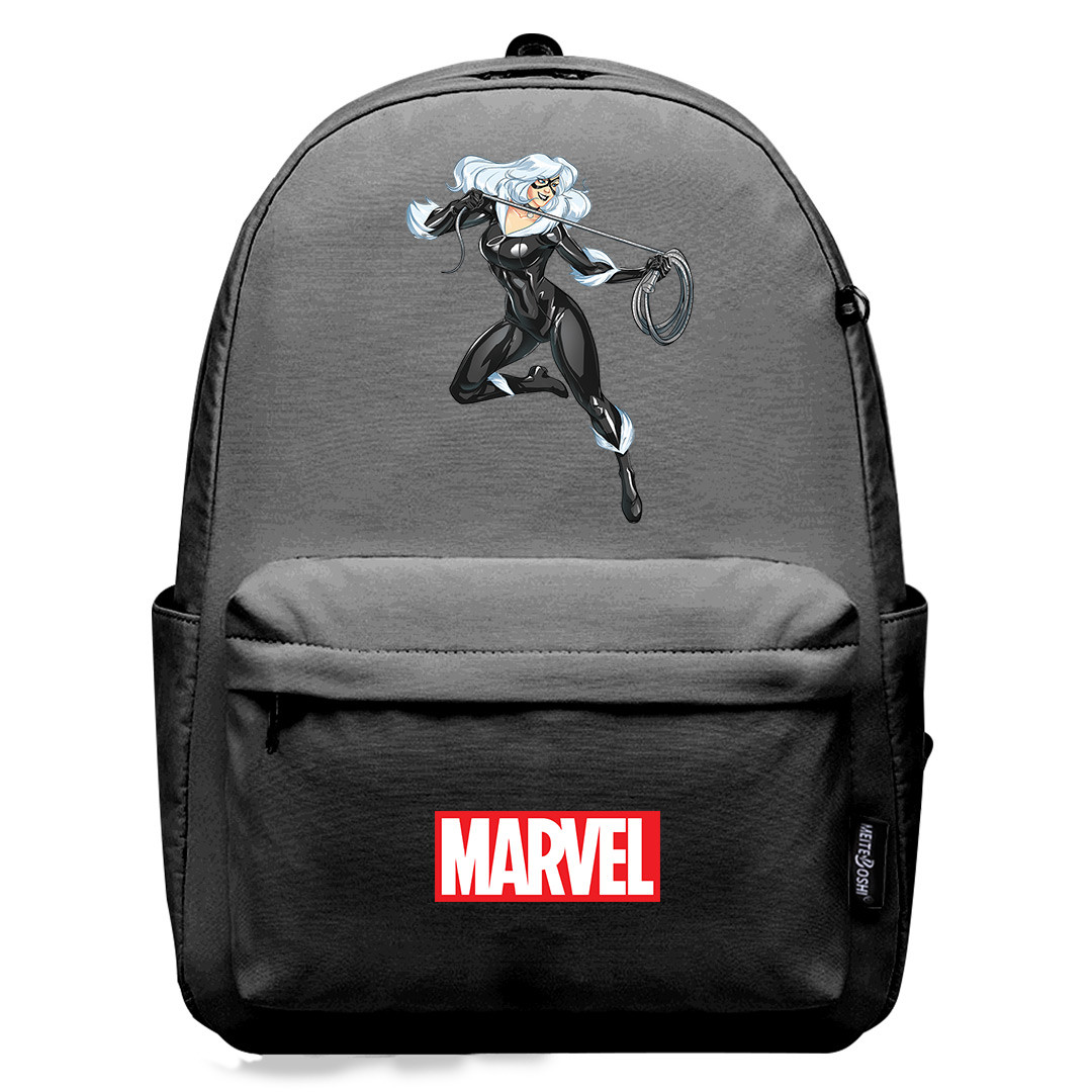 Spider Man Black Cat Backpack SuperPack - Black Cat Side Posture Comic Art