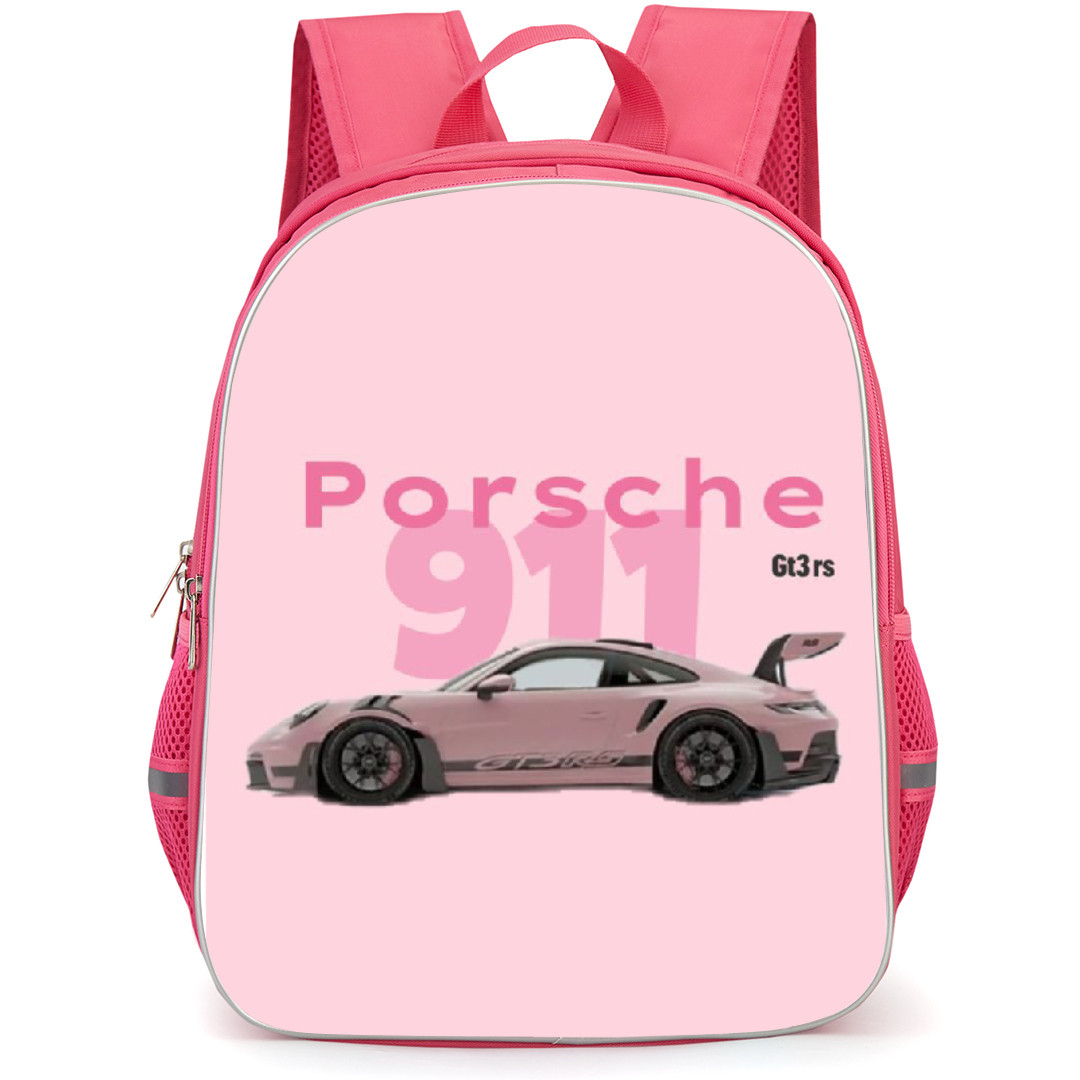Porsche Backpack StudentPack - Pink 911 Pink Font