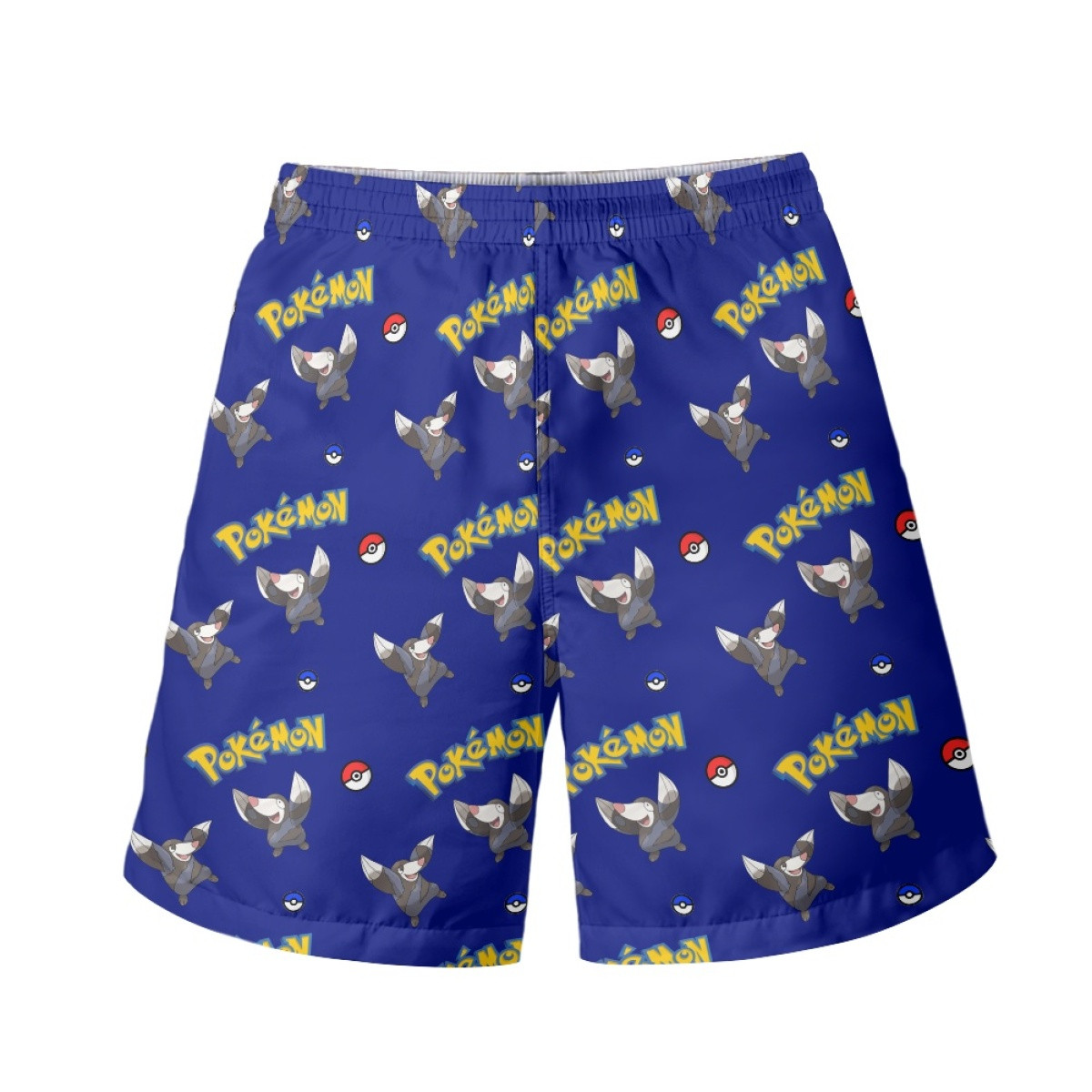 Pokemon Drilbur Beach Shorts Swim Pants Swimming Trunks - Drilbur Character Series Art