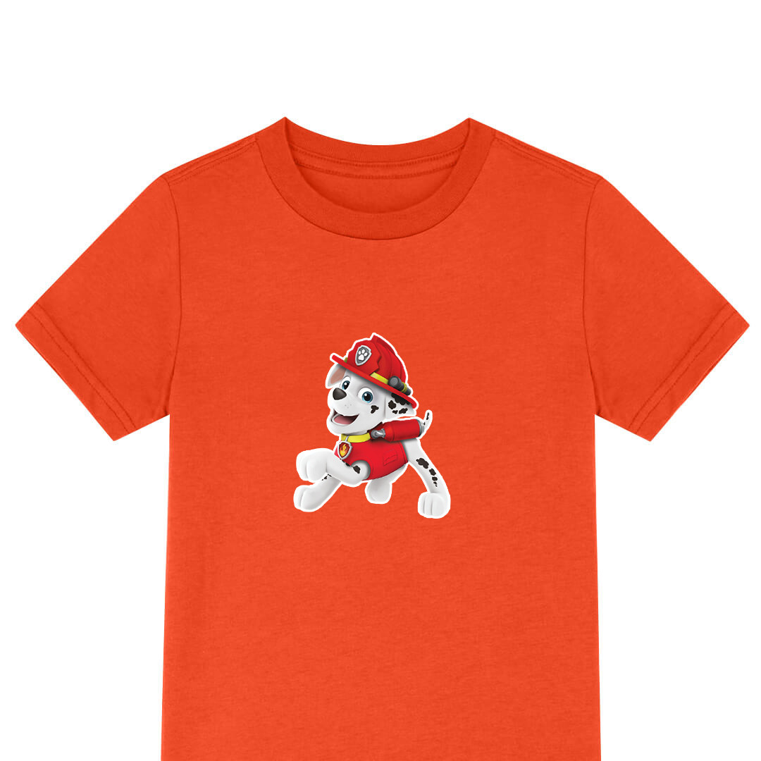 Paw Patrol Marshall Tee Shirt T-Shirt Short Sleeve - Marshall Character Series