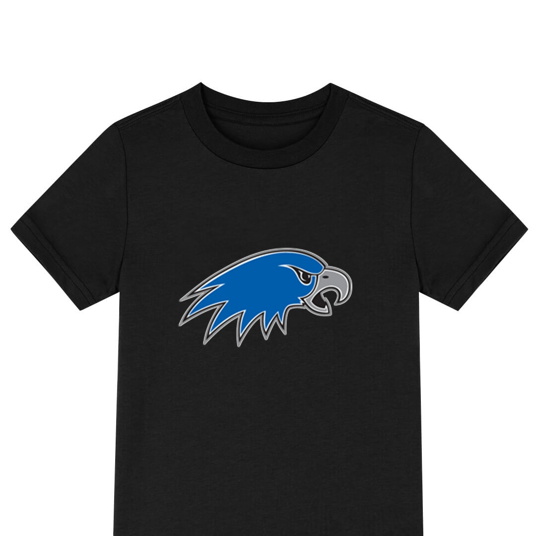 Hartwick College Hawks Tee Shirt T-Shirt Short Sleeve - Hartwick College Hawks College Football Team Single Logo