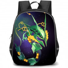 Pokemon Rayquaza Backpack StudentPack - Rayquaza Cartoon Art Galaxy Background