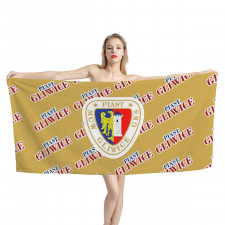 Piast Gliwice Bath Beach Towel - Gliwice Football Club Medley Monogram Wordmark