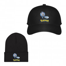 Pokemon Poliwag Baseball Cap Beanie Hat - Poliwag Character Series Art