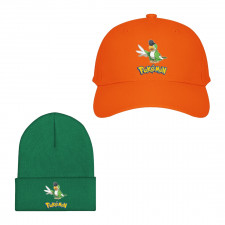Pokemon Squawkabilly Baseball Cap Beanie Hat - Yellow Plumage Squawkabill Character Series Art