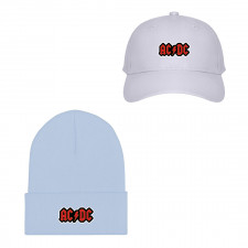 ACDC Baseball Cap Beanie Hat - ACDC Logo Sticker