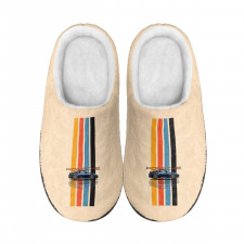 Porsche Slippers - Porsche 911 Blue Car On Stripe Background