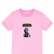 League of Legends Jhin Tee Shirt T-Shirt Short Sleeve - Jinx Scary Cry Arcane