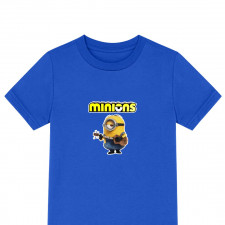 Minions Stuart Tee Shirt T-Shirt Short Sleeve - Stuart Playing A Ukelele