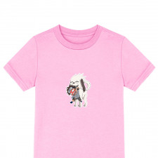 Naruto Shippuden Kiba Inuzuka Tee Shirt T-Shirt Short Sleeve - Kiba Inuzuka and Akamaru Chibi Art