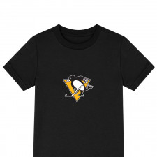 NHL Pittsburgh Penguins Tee Shirt T-Shirt Short Sleeve - Pittsburgh Penguins Team Single Logo