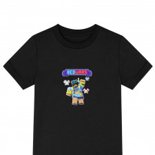 Roblox Bedwars Axolotl Amy Tee Shirt T-Shirt Short Sleeve - Axolotl Amy Gamepass Version Character Art