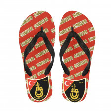 Istanbulspor Flip Flops Thongs V-Strap Sandals - Istanbulspor Football Club Medley Monogram Wordmark