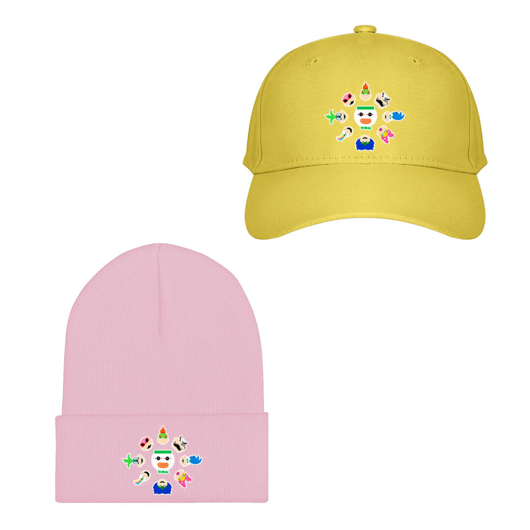 Super Mario Koopalings Baseball Cap Beanie Hat - Koopalings Retro Art