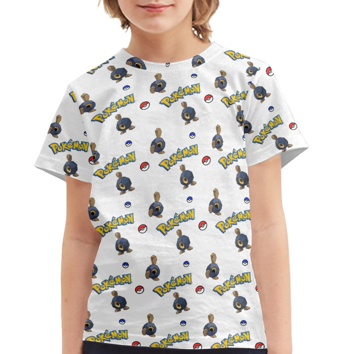 Pokemon Roggenrola Tee Shirt T-Shirt Short Sleeve - Roggenrola Character Series Art