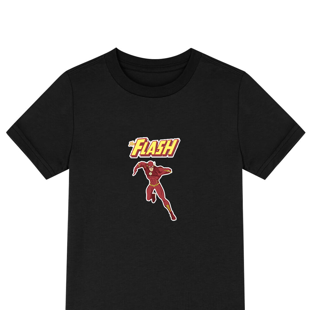 The Flash Wally West Tee Shirt T-Shirt Short Sleeve - Wally West Cartoon Art