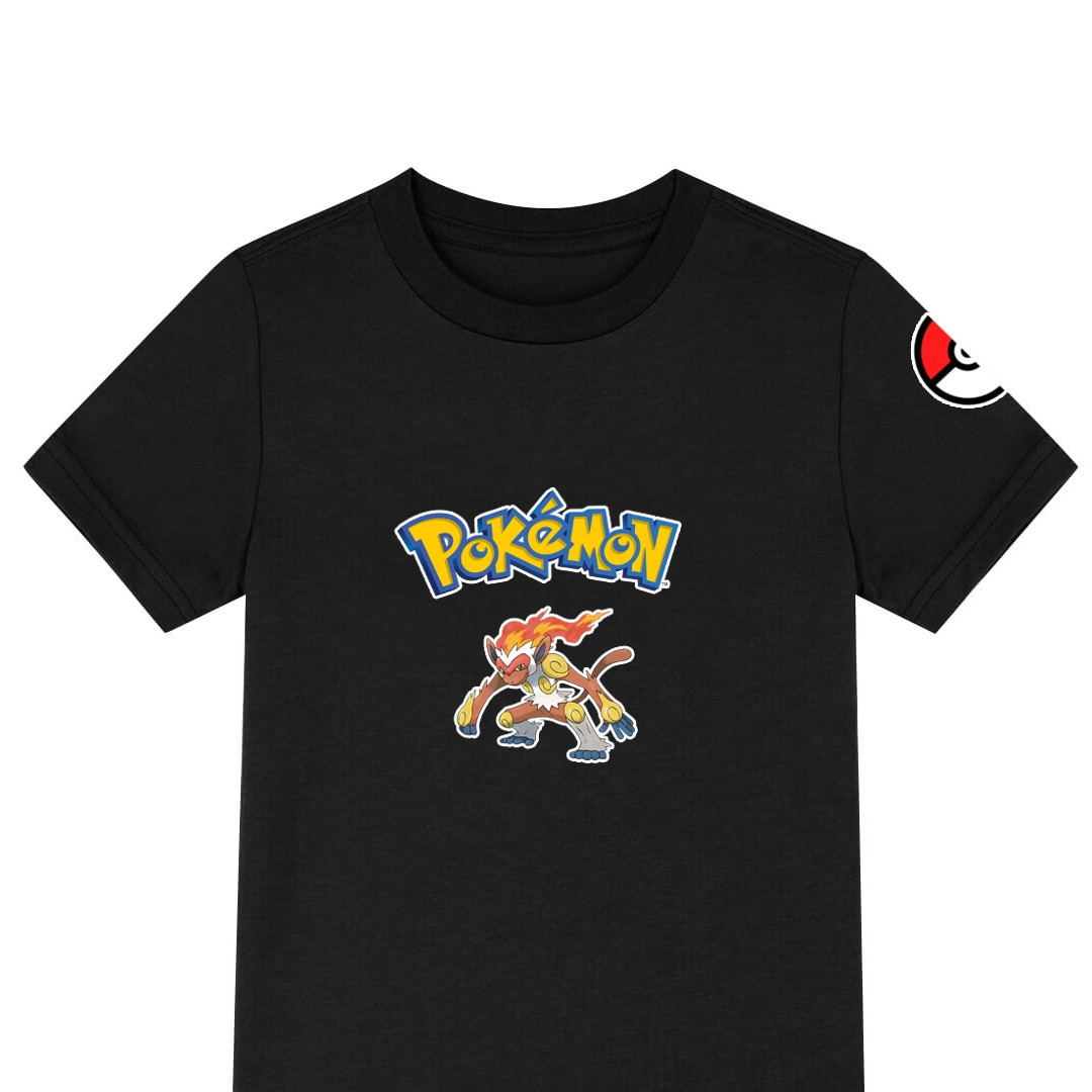 Pokemon Infernape Tee Shirt T-Shirt Short Sleeve - Infernape Character Series Art