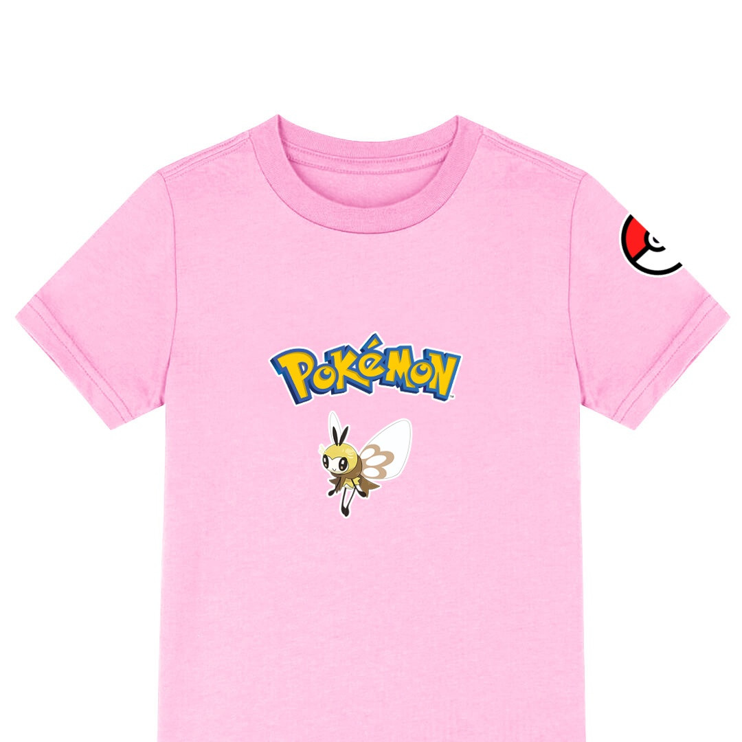 Pokemon Ribombee Tee Shirt T-Shirt Short Sleeve - Ribombee Character Series Art