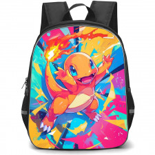 Pokemon Charmander Backpack StudentPack - Charmander Hands Up Pop Art