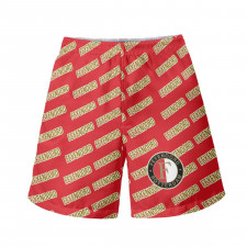 Feyenoord Beach Shorts Swim Pants Swimming Trunks - Feyenoord Football Club Medley Monogram Wordmark