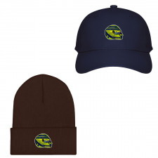 F1 Formula One Lewis Hamilton Baseball Cap Beanie Hat - Helmet Green