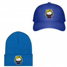 Sanrio Hello Kitty Captain Baseball Cap Beanie Hat - Sanrio Hello Kitty Captain Sticker