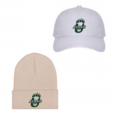 Adams State University Grizzlies Baseball Cap Beanie Hat - Grizzlies College Football Team Single Logo