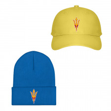 Arizona State Sun Devils Baseball Cap Beanie Hat - Arizona State Sun Devils College Football Team Single Logo