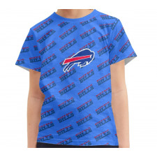 NFL Buffalo Bills Tee T-Shirt - Buffalo Bills Medley Monogram Wordmark