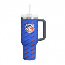 MLS FC Cincinnati Quencher H2.0 FlowState Stanley Tumbler 40oz 1.18L - Cincinnati Football Club Medley Monogram Wordmark