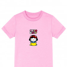 Sanrio Hello Kitty Blancanieves Tee Shirt T-Shirt Short Sleeve - Sanrio Hello Kitty Blancanieves Sticker