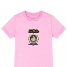 League of Legends Karma Tee Shirt T-Shirt Short Sleeve - Karma Sun Goddess Chibi Art