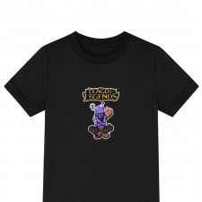 League of Legends Ryze Tee Shirt T-Shirt Short Sleeve - Ryze Angryman Chibi Art
