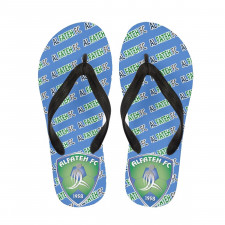 AL Fateh FC Football Club Flip Flops Thongs V-Strap Sandals - Fateh Football Club Medley Monogram Wordmark