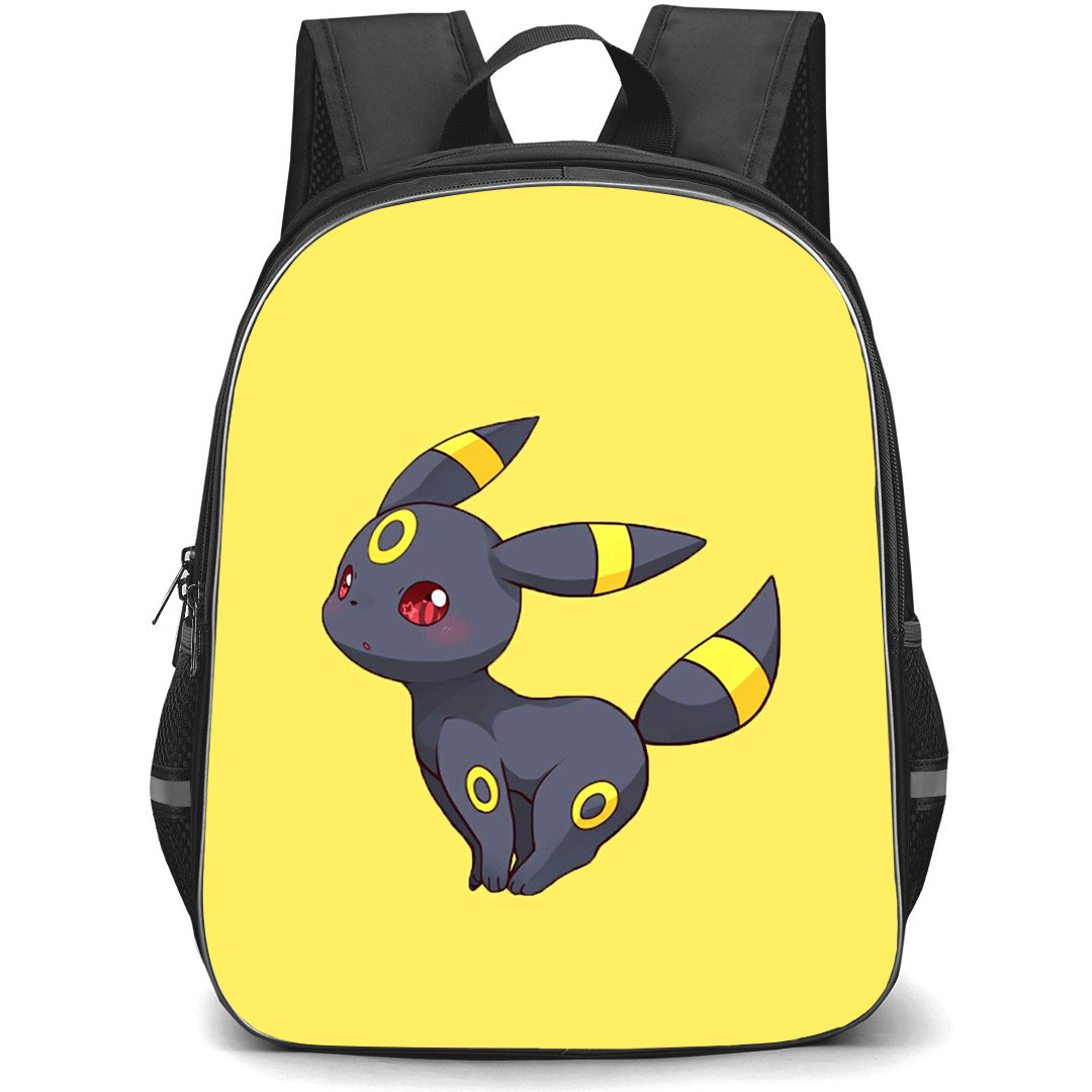 Pokemon Umbreon Backpack StudentPack - Umbreon Standing On Yellow Background