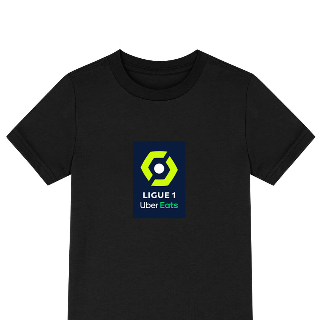 French Ligue 1 Tee Shirt T-Shirt Short Sleeve - French Ligue 1 Logo