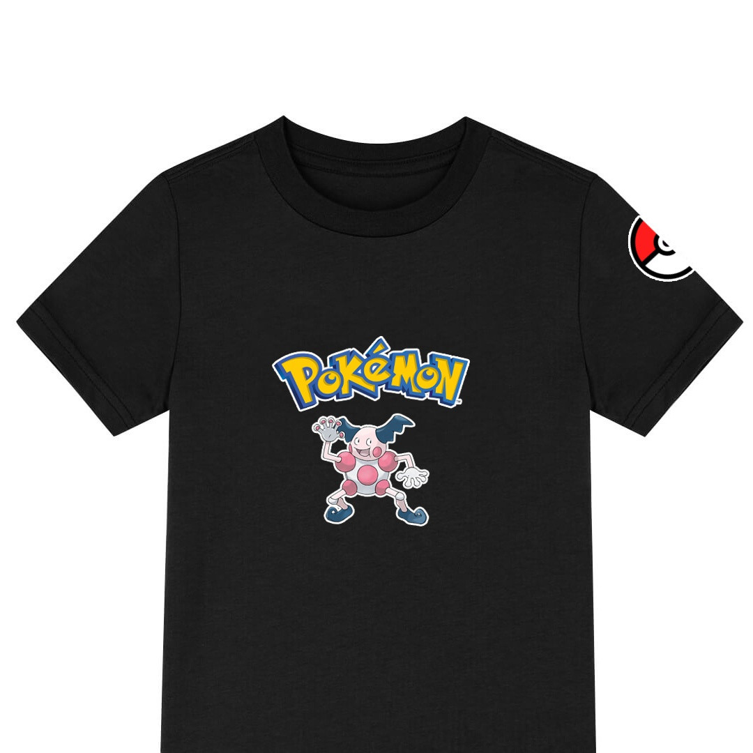 Pokemon Mr Mime Tee Shirt T-Shirt Short Sleeve - Mr MimeCharacter Series Art