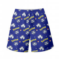 Pokemon Magneton Beach Shorts Swim Pants Swimming Trunks - Magneton Character Series Art