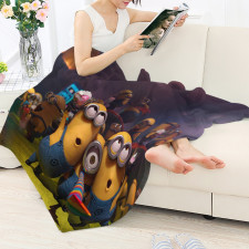 Minions Blanket Throw - Minions Looking Up Movie Art