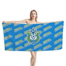 Shonan Bellmare Bath Beach Towel - Bellmare Football Club Medley Monogram Wordmark