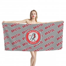 Bristol City FC Bath Beach Towel - Bristol Football Club Medley Monogram Wordmark