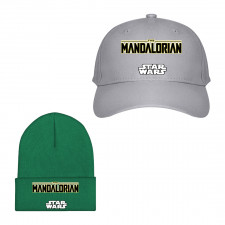 Star Wars Mandalorian Baseball Cap Beanie Hat - Mandalorian Logo Sticker