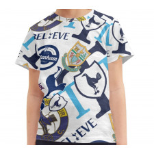 Tottenham Hotspur F.C Tee T-Shirt - Tottenham Hotspur F.C Mania Collage Logo