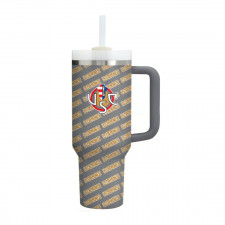 US Cremonese Football Club Quencher H2.0 FlowState Stanley Tumbler 40oz 1.18L - Cremonese Football Club Medley Monogram Wordmark