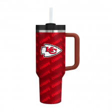 NFL Kansas City Chiefs Quencher H2.0 FlowState Stanley Tumbler 40oz 1.18L - Kansas City Chiefs Medley Monogram Wordmark