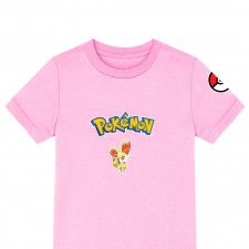 Pokemon Fennekin Tee Shirt T-Shirt Short Sleeve - Fennekin Character Series Art